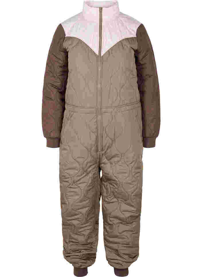 Thermo jumpsuit in colour block, Falcon Comb, Packshot image number 0