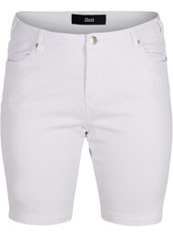 slim fit Emily shorts met normale taille, Bright White