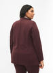 Eenvoudige blazer met knoopsluiting, Donker Bordeaux, Model image number 1