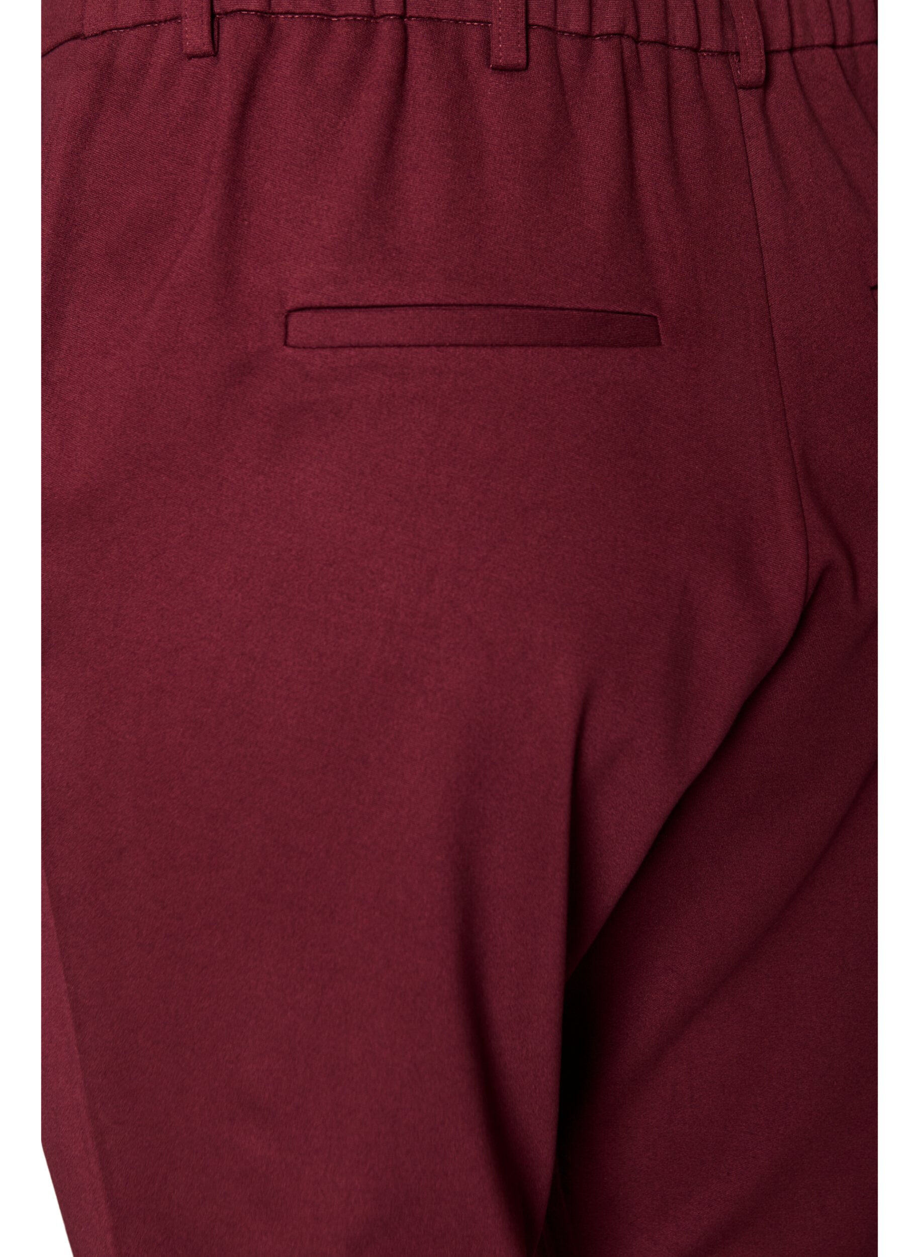 ZizziCropped Maddison broek, Rood, Packshot image number 3