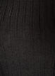 Jersey blouse met geribde structuur en lange mouwen, Zwart, Packshot image number 2