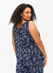 Bedrukte top met v-hals, Navy B. w. Dot Leaf, Model image number 1