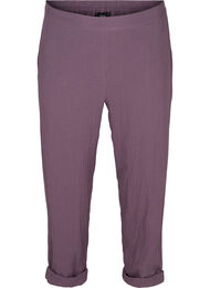 Katoenen broek met zakken, Vintage Violet