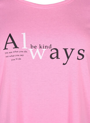 FLASH - T-shirt met motief, Begonia Pink Always, Packshot image number 2