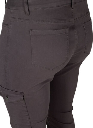 Nauwsluitende broek met zakken, Grey, Packshot image number 3