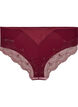 Slip met mesh en geborduurde kanten randen, Rood, Packshot image number 1