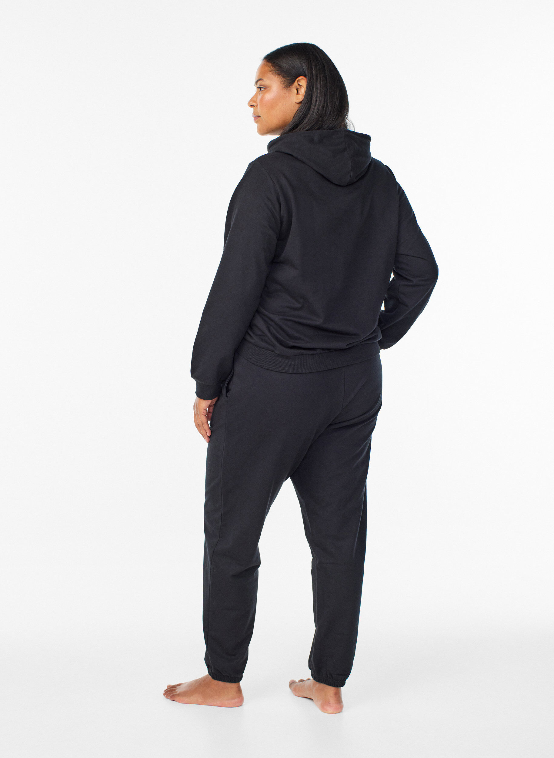 ZizziTrainingsbroek met zakken, Zwart, Model image number 1