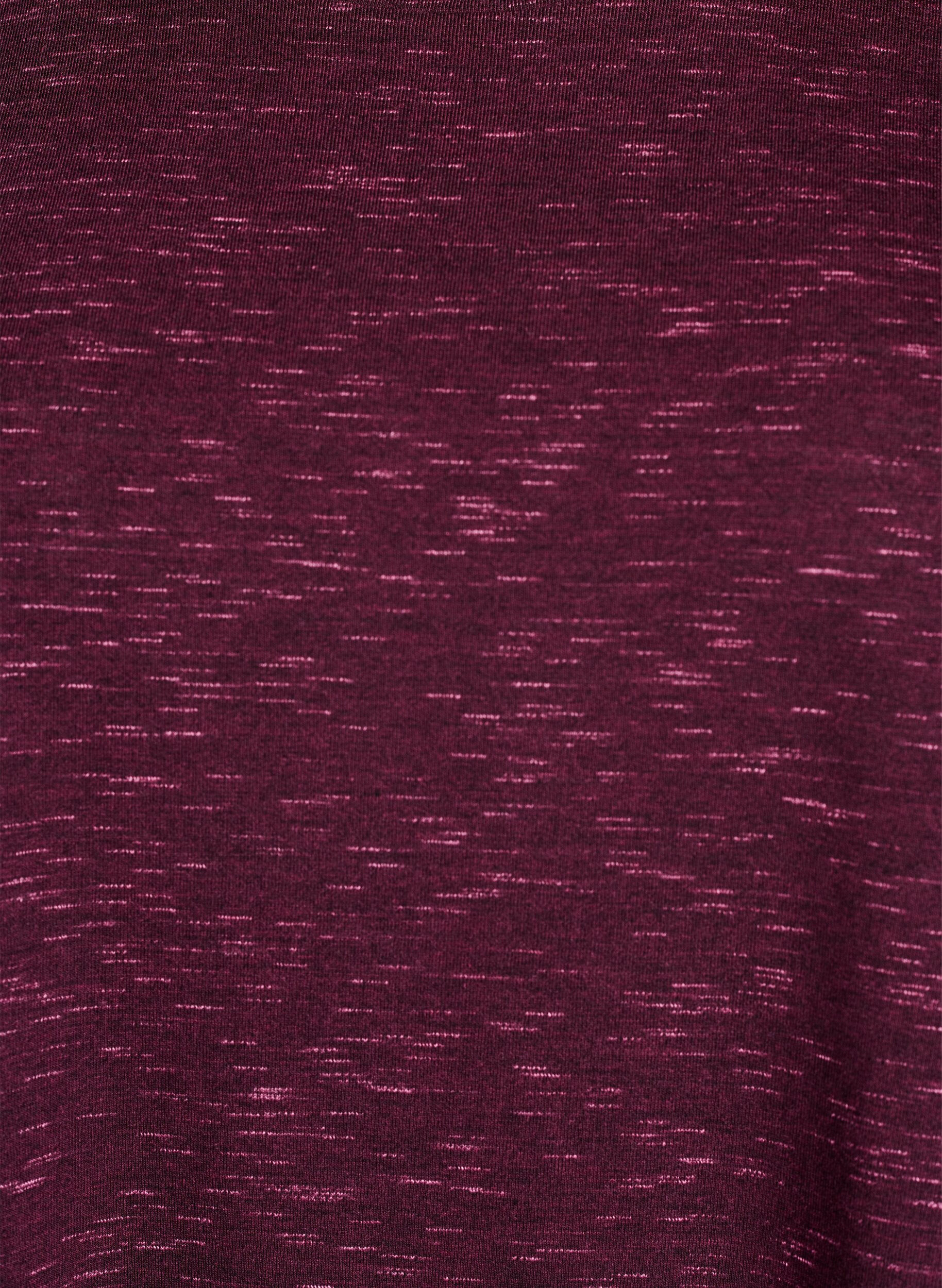 ZizziLos workout T-shirt met korte mouwen, Donker Bordeaux, Packshot image number 2