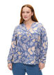 FLASH - Blouse met lange mouwen en print, Delft AOP, Model image number 0