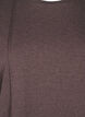 Losse jersey blouse met naaddetails, Bruin, Packshot image number 2