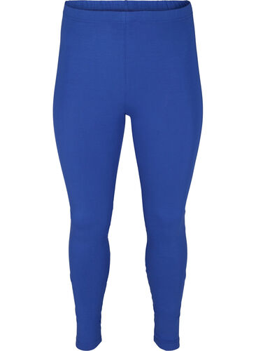 Lange basic legging, Dazzling Blue, Packshot image number 0