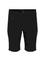 Shorts met strakke pasvorm en achterzakken, Black
