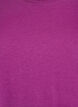 T-shirt met korte mouwen in een katoenmix, Paars, Packshot image number 2