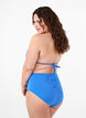 Bikinibroekjes met hoge taille, Blauw, Model image number 1