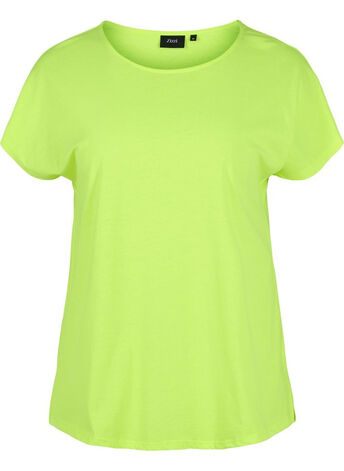 Neonkleurig katoenen T-shirt
