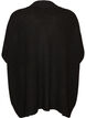 Cardigan met open voorkant en wijde mouwen, Zwart, Packshot image number 1