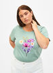 T-shirts met bloemenmotief, Chinois G. w. Flower, Model image number 0