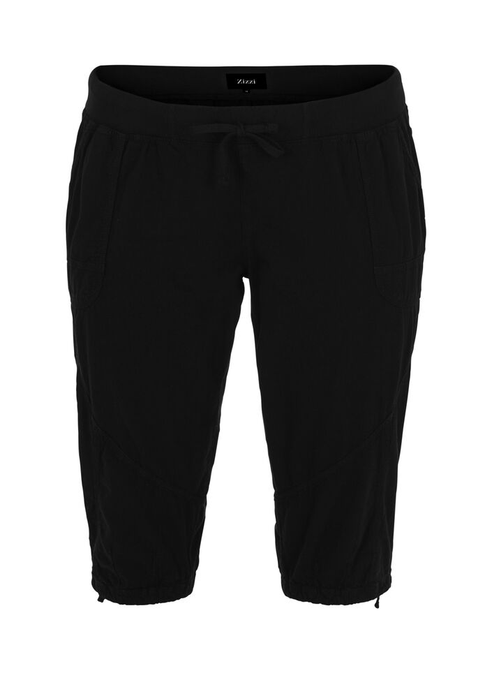 Onderbroek in katoen, Zwart, Packshot image number 0