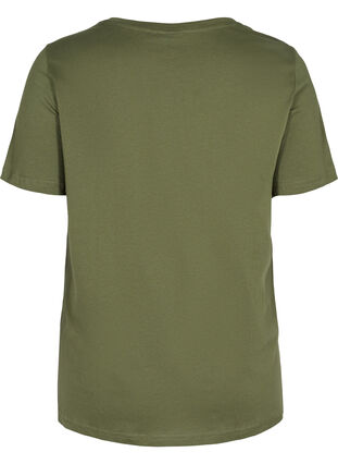 Katoenen t-shirt met print, Ivy Green ATHLETIC, Packshot image number 1