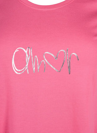 FLASH - T-shirt met motief, Hot Pink Amour, Packshot image number 2