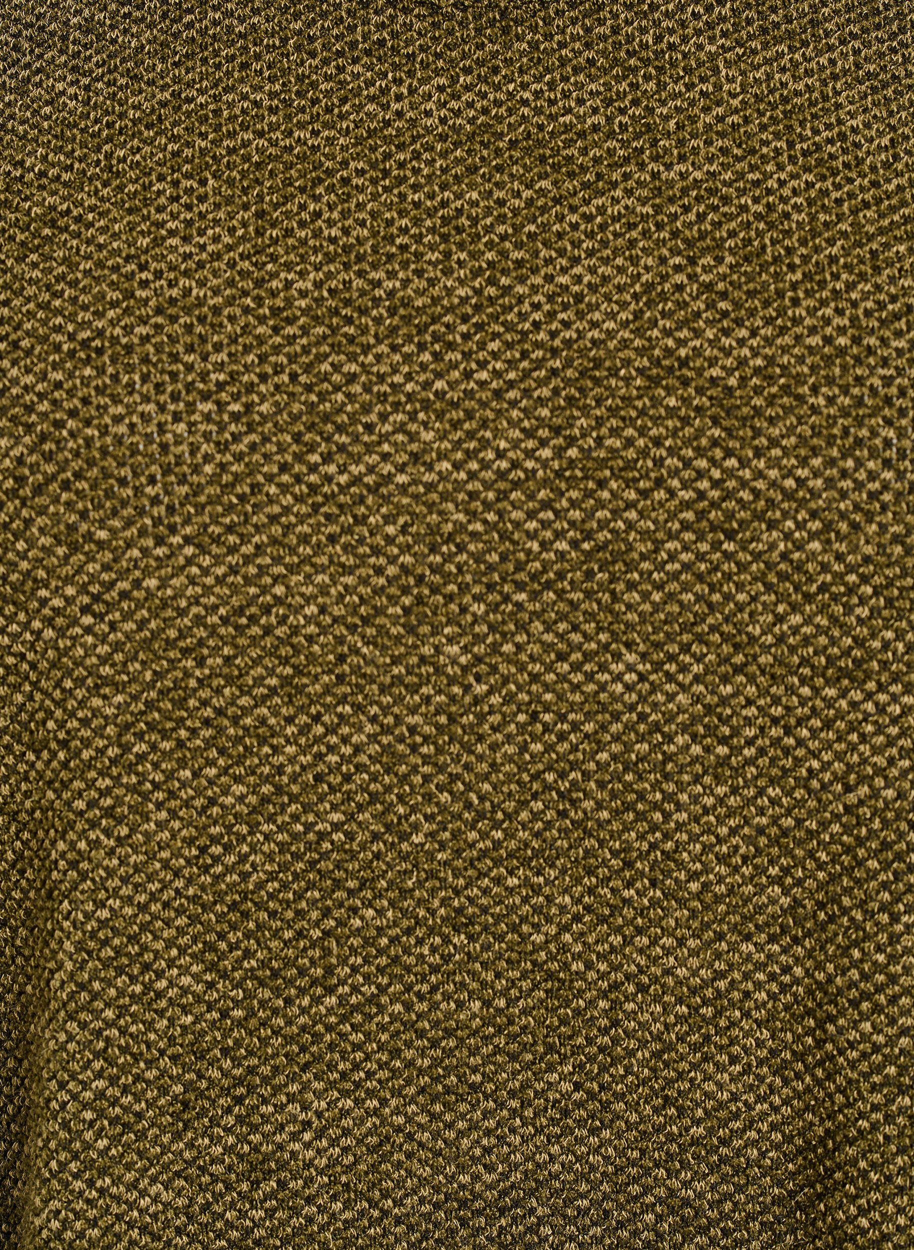 Zizzi Blouse met lange mouwen en structuur, Groen, Packshot image number 2