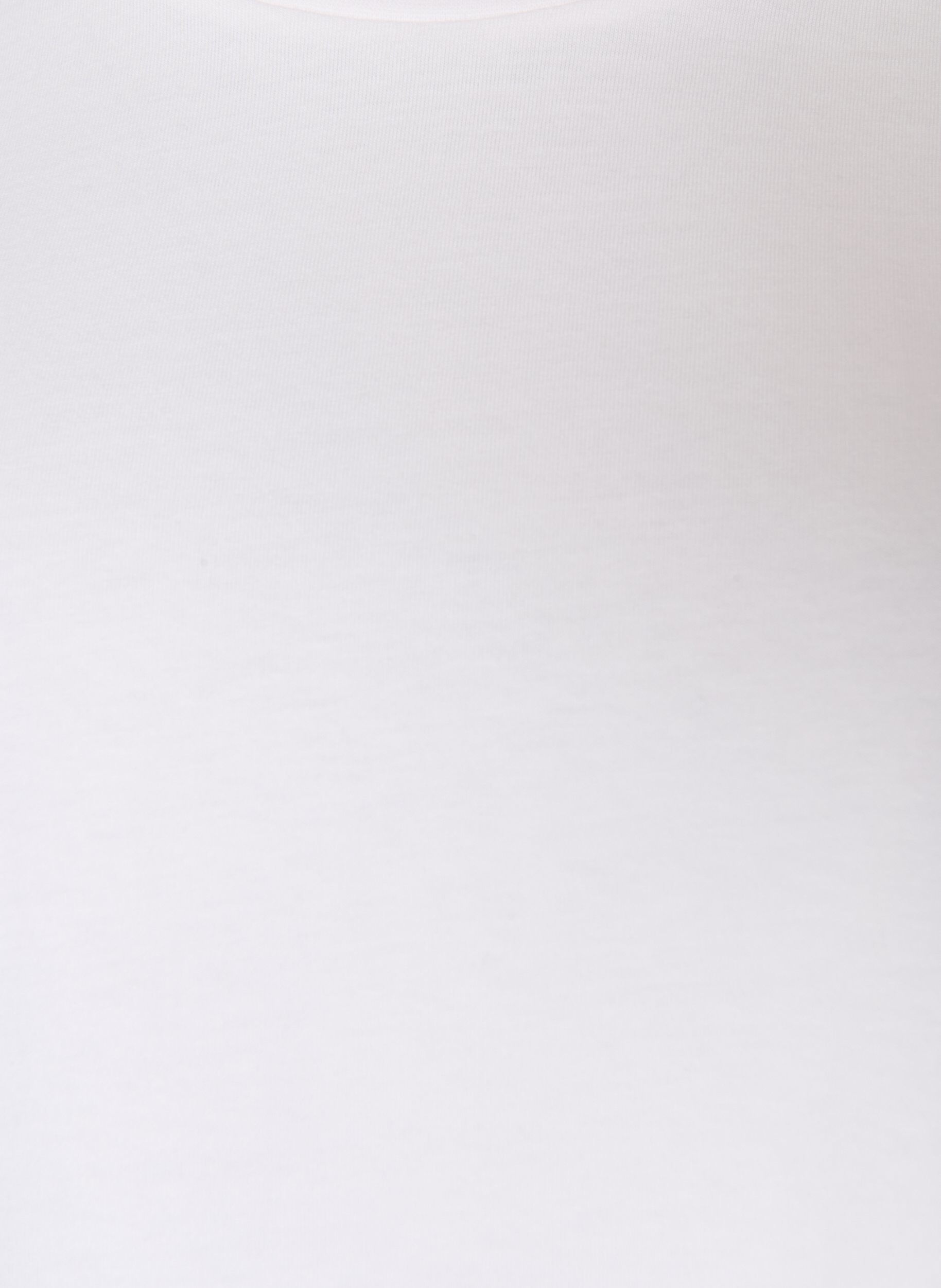 ZizziBasic T-shirt met lange mouwen, Wit, Packshot image number 2