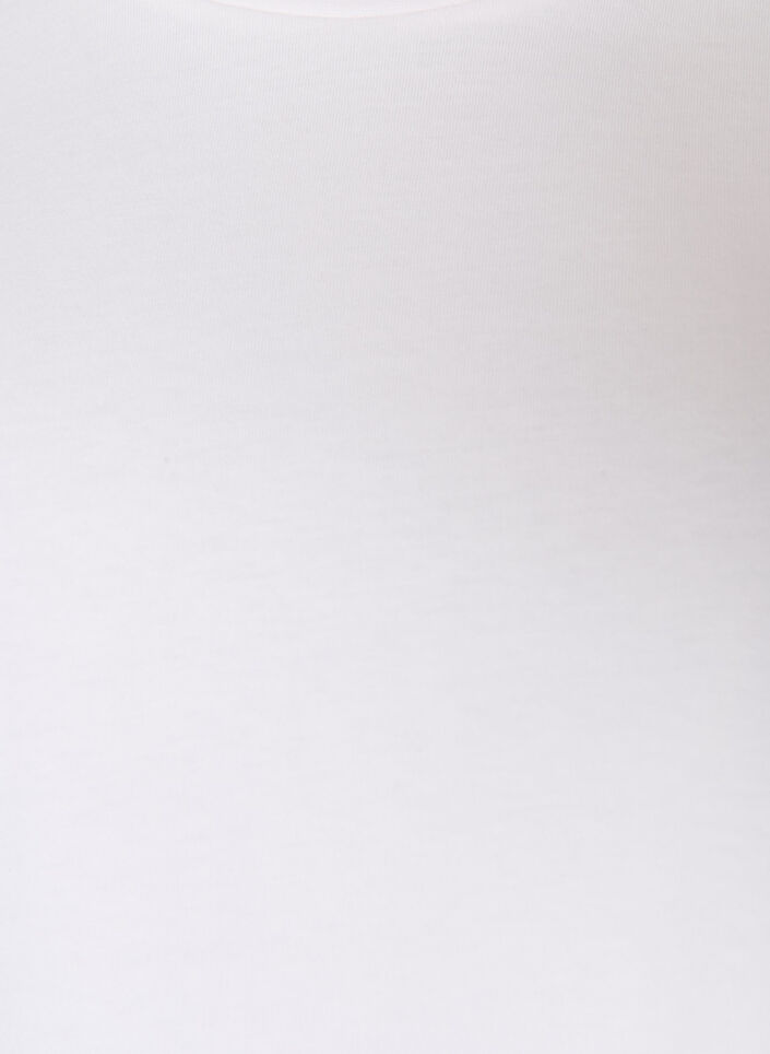 Basic T-shirt met lange mouwen, Wit, Packshot image number 2