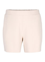 Korte broek met losse pasvorm en zakken, Beige