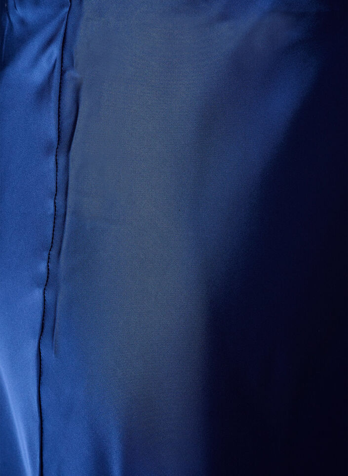 Satijnen midirok, Blauw, Packshot image number 2
