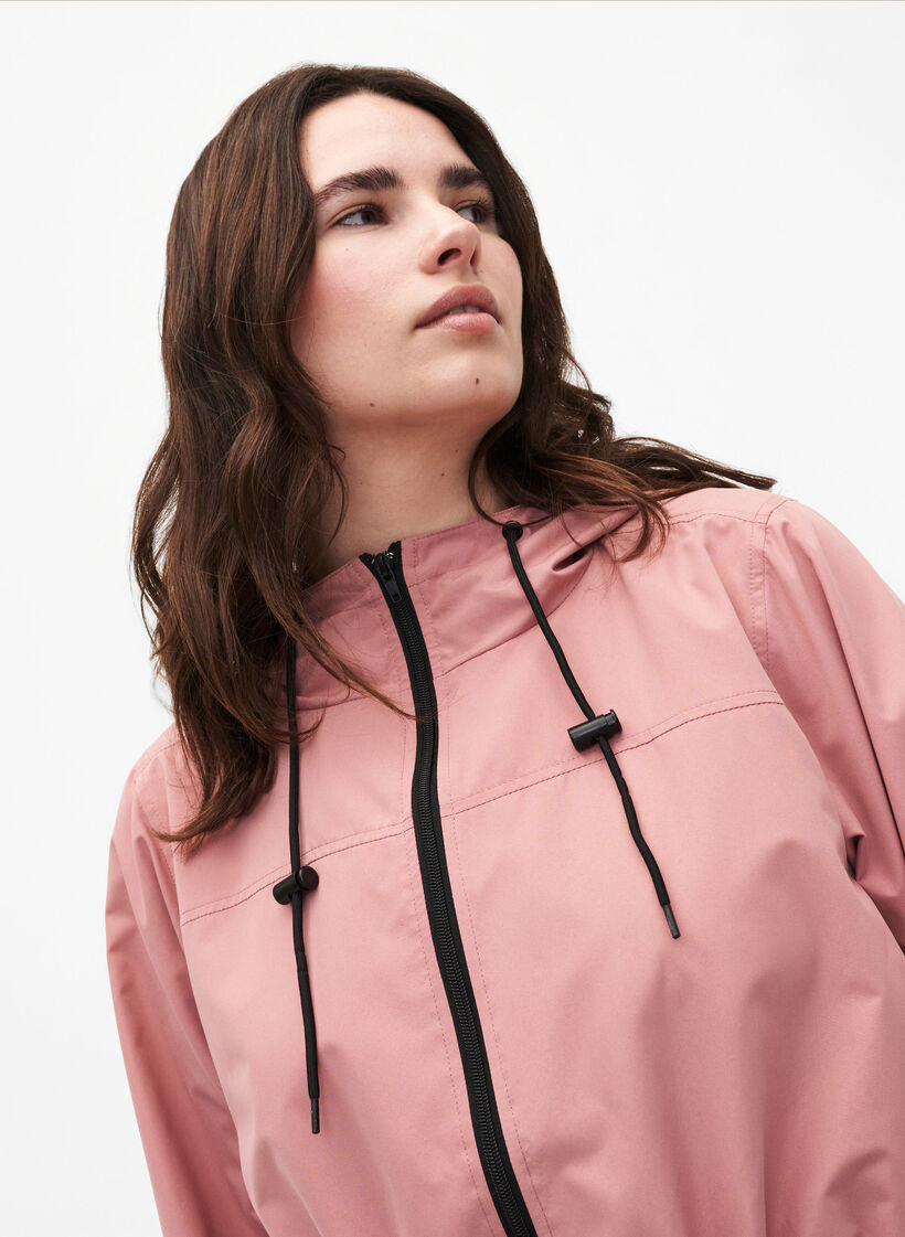 FLASH - Waterafstotende parka met capuchon, Ash Rose, Model image number 2