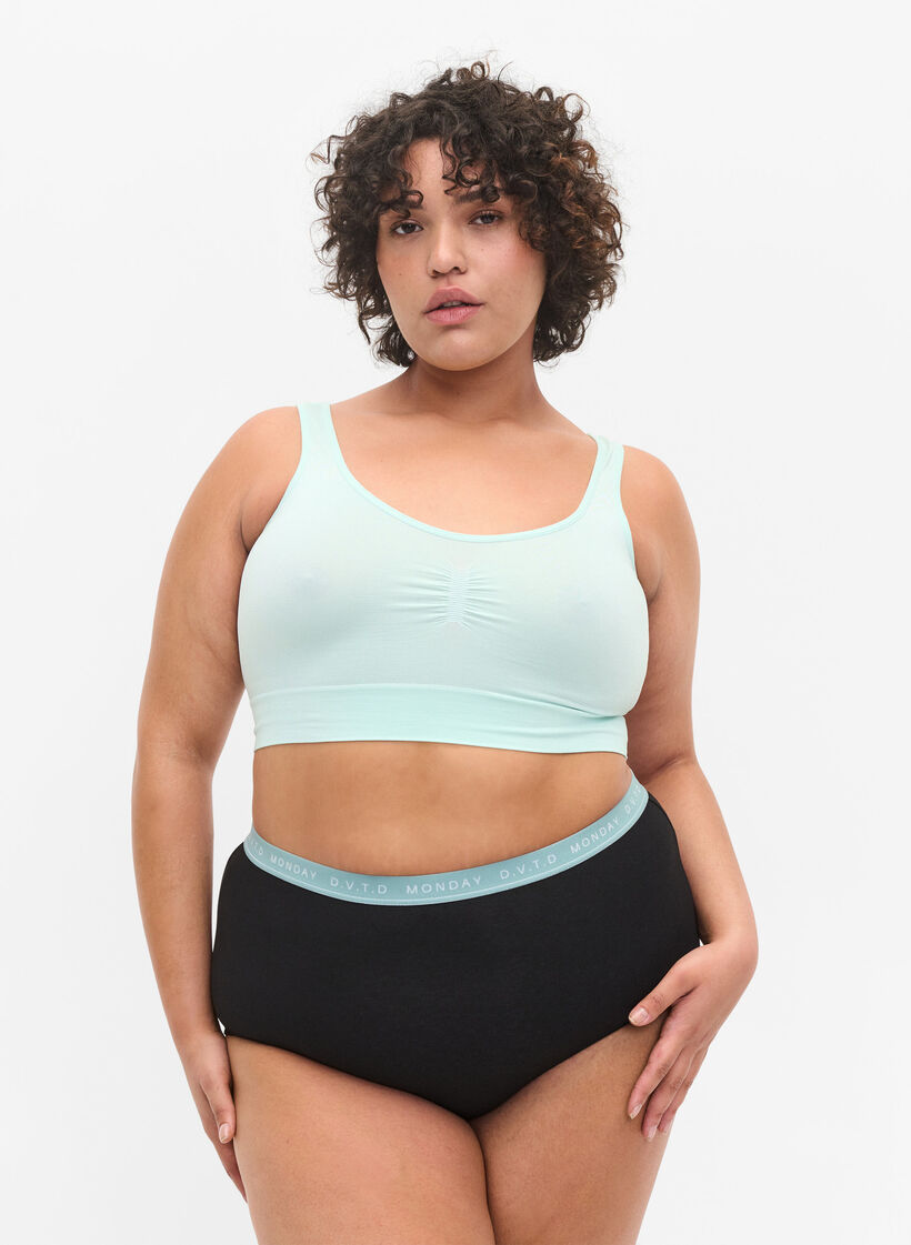 7-pack katoenen hipster met weekdagen, Multi Pastel Pack, Model image number 0