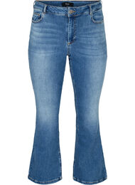 Ellen bootcut jeans met hoge taille, Blue denim
