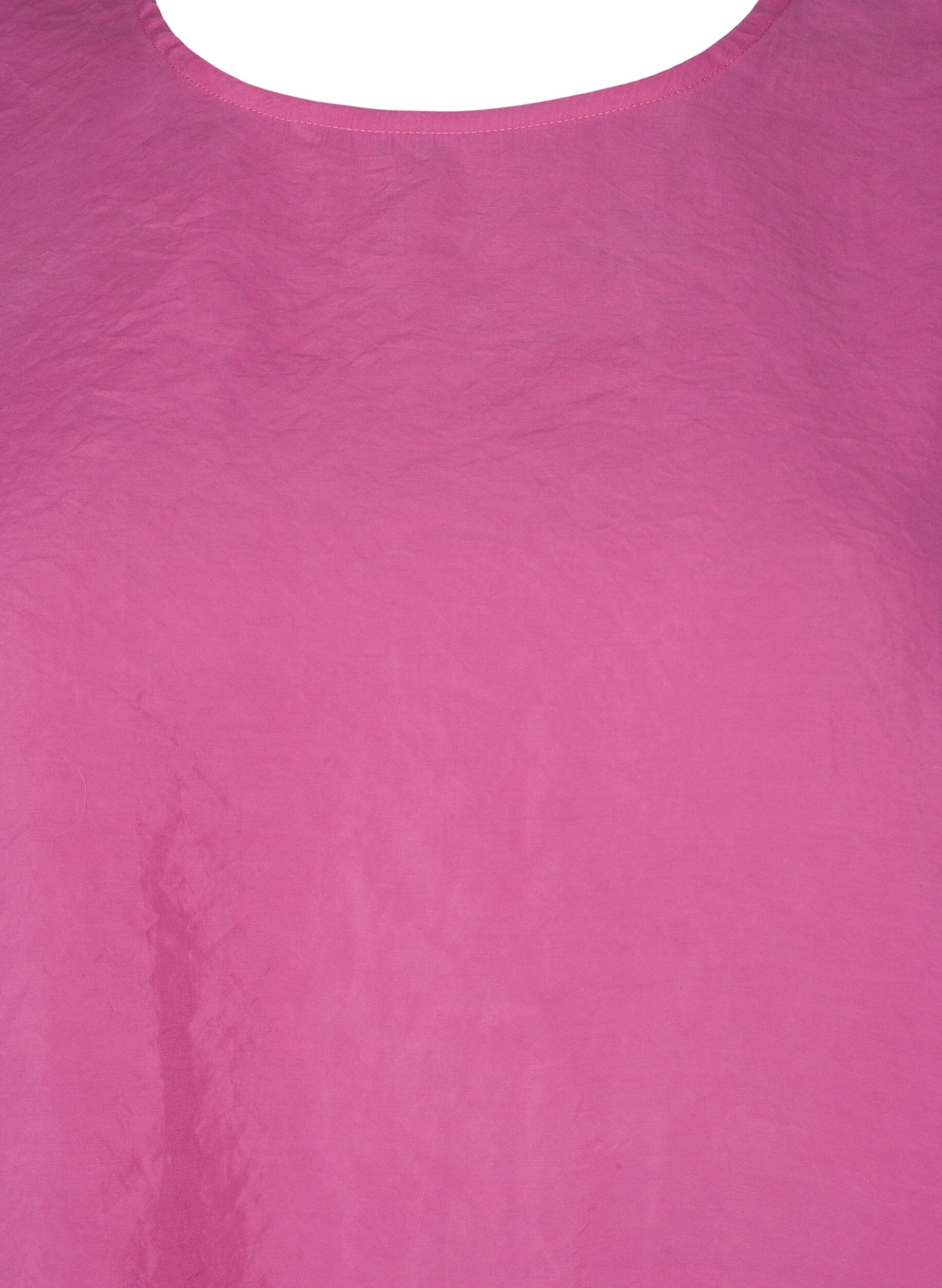 Zizzi Blouse van Tencel&trade; Modal met geborduurde details, Phlox Pink, Packshot image number 2