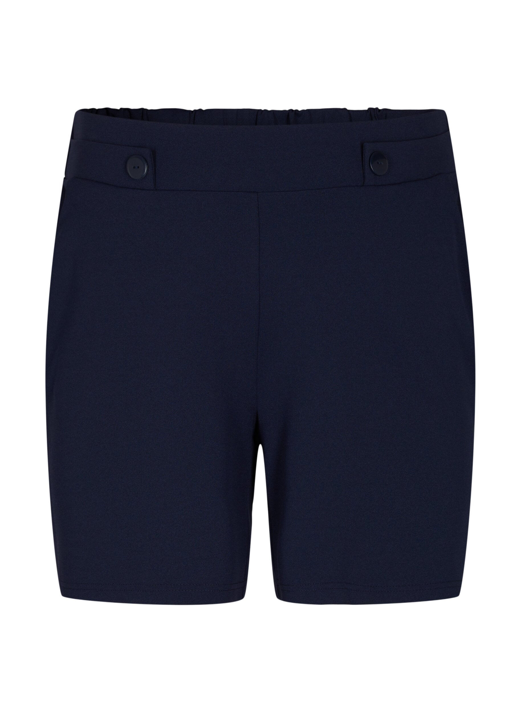 Korte broek met zakken en losse pasvorm
