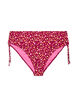 Tai bikini broekje met striksluitingen en bloemenprint, Rood, Packshot image number 0