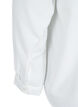 Blouse met lange mouwen en V-hals, Bright White, Packshot image number 3