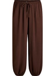 Ballonbroek met hoge taille, Bruin
