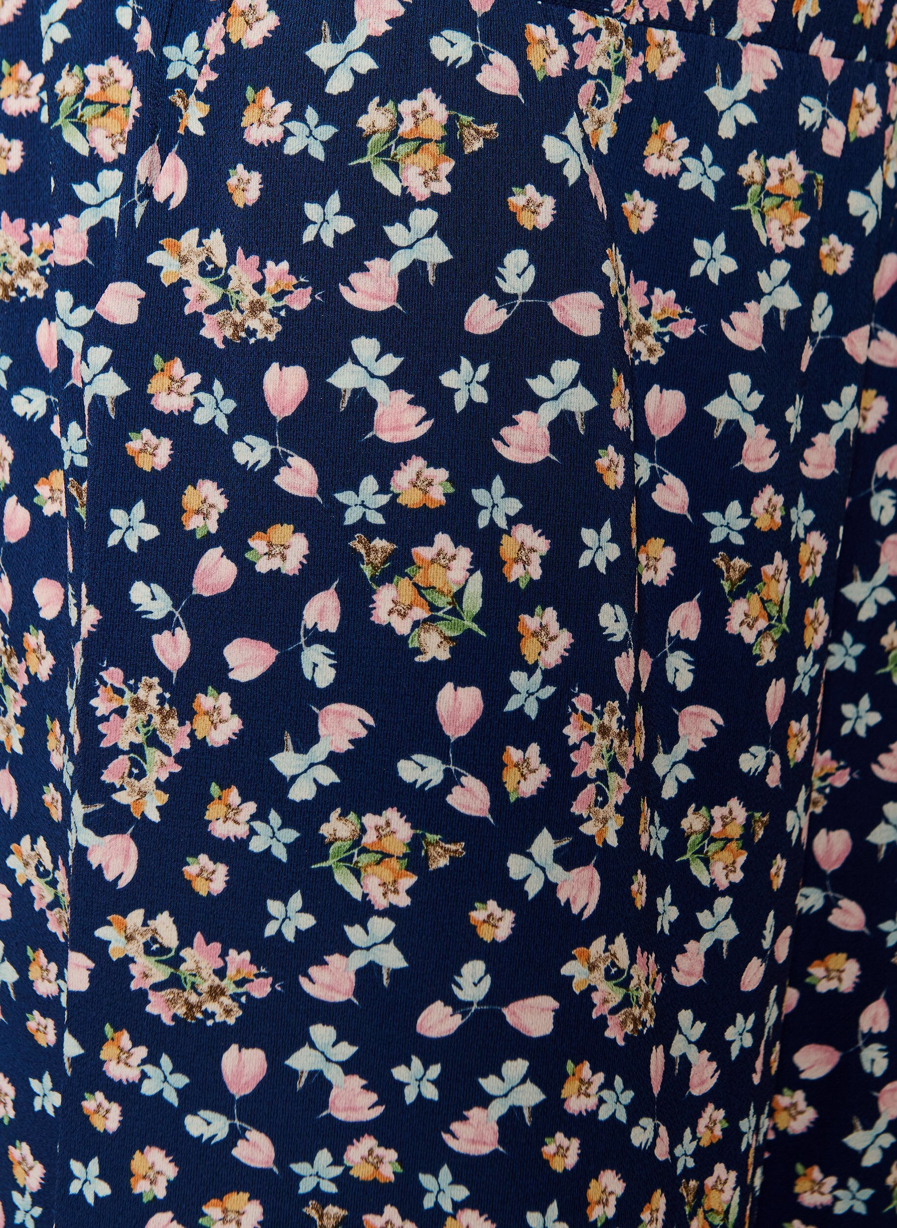 ZizziCulottebroek met print, Blauw, Packshot image number 2