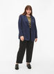 FLASH - Eenvoudige blazer met knoop, Blauw, Model image number 1