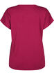 Effen gekleurd T-shirt voor sporten, Rood, Packshot image number 1