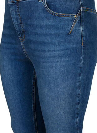 Super slanke Amy jeans met hoge taille, Blue denim, Packshot image number 2