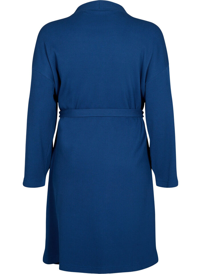 Badjas met zakken en ceintuur, Blue Opal, Packshot image number 1