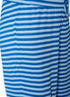 Gestreepte pyjamabroek met een high waist en wijde pijpen, Blauw, Packshot image number 2