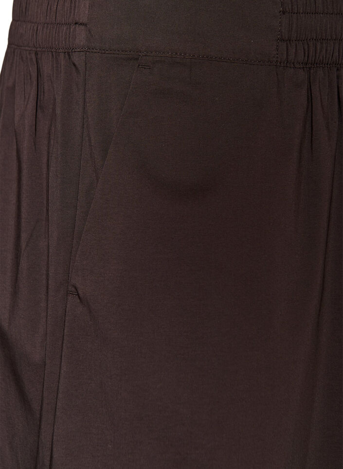 Ballonbroek met zakken en een elastische tailleband, Bruin, Packshot image number 2
