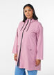 Regenjas met zakken en capuchon, Roze, Model image number 0