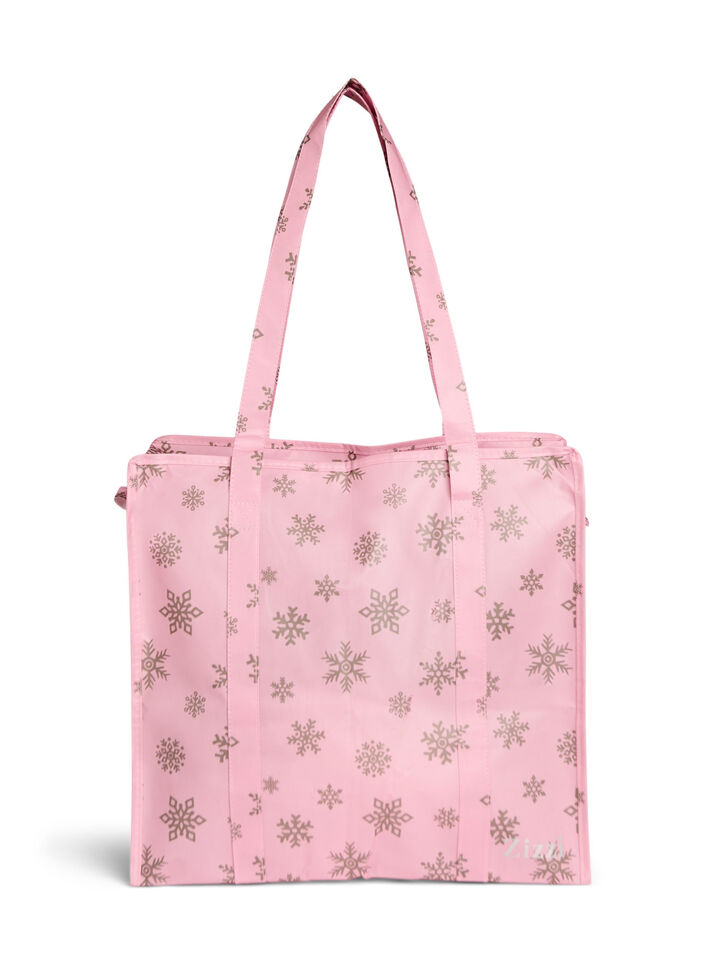 Shoppingtas met ritssluiting, Rood, Packshot image number 1