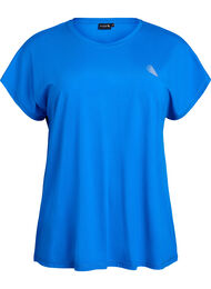 Effen gekleurd trainingsshirt, Blauw