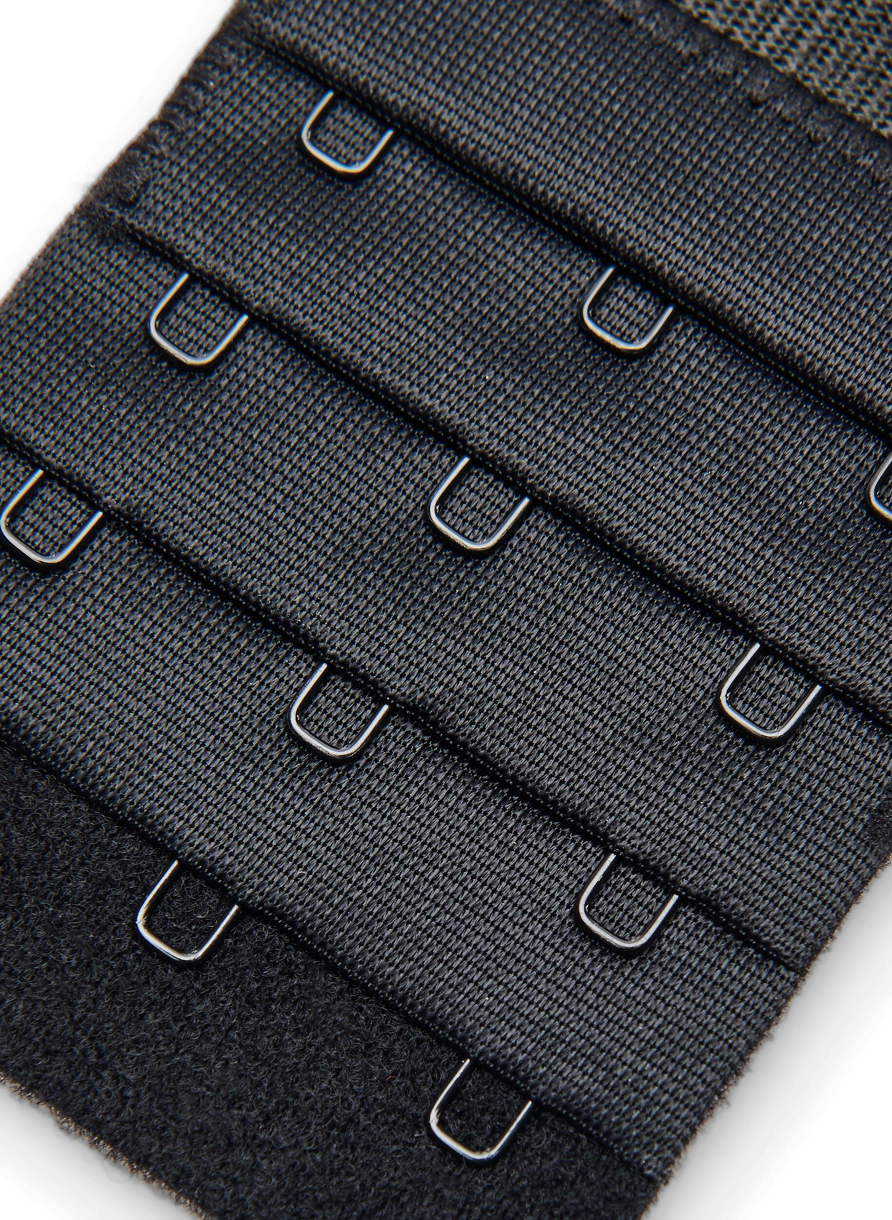 Zizzi Bh-extender met drie haken, Zwart, Packshot image number 2