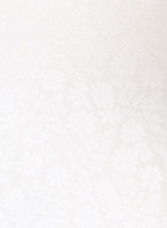 Blouse met textuur en korte mouwen, Wit, Packshot image number 2