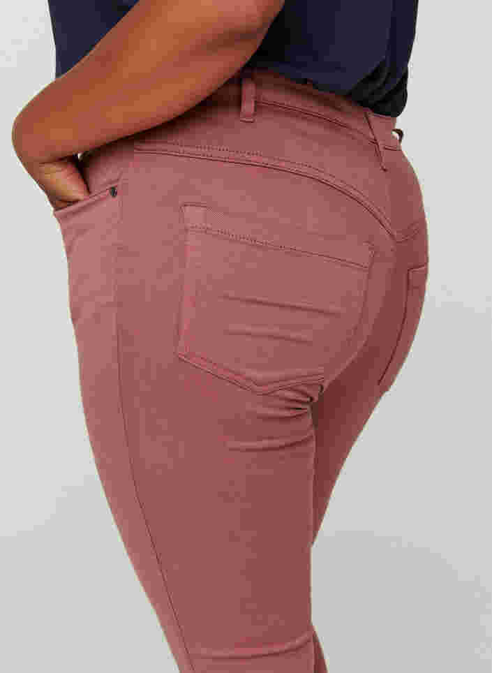 Super slim fit Amy jeans met hoge taille , Wild Ginger, Model image number 1